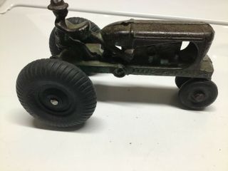 Vintage Antique Arcade Cast Iron Toy Allis Chalmers Tractor