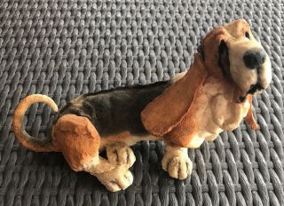2001 Country Artists A Breed Apart Basset Hound 70009 Dog Figurine Hard To Find
