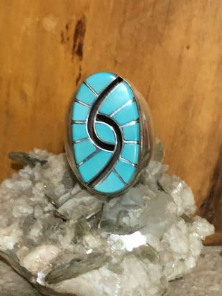 Vintage Amy Quandelacy Ring,  Sleeping Beauty Turquoise Ring,  Men 