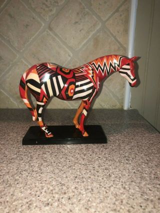 Trail Of Painted Ponies Navajo Blanket Pony Retired 1e/0286 Box - 2003