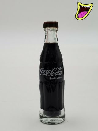 Vintage Coca Cola Miniature 3 " Glass Bottle