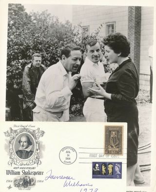 Tennessee Williams - Signed First Day Cover With Vintage Photograph