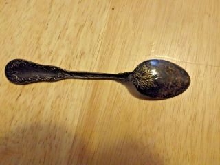 Vtg Collector Souvenir Spoon Denver Co Stark Sterling Silver 5 