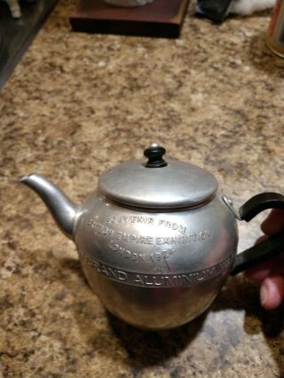 Antique Swan Brand Teapot Souvenir From British Empire Exhibition London 1924
