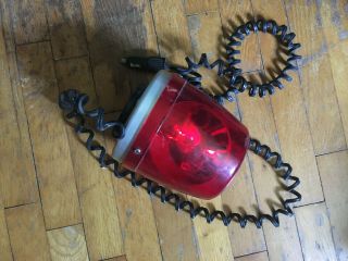 Code 3 Model 550 Red Rotary Beacon Light With Magnetic Base