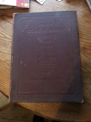 Atlas Of Clay & Union County South Dakota 1924 Book By Anderson Pub