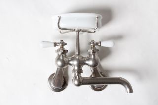 Antique Faucet Kitchen Sink | Chicago Victorian Plumbing Deco Vtg Mixing Faucet
