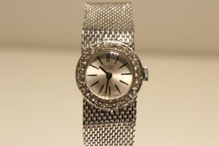 Vintage Swiss Ladies Mechanical Watch With Stones " Eloga " 17 Jewels