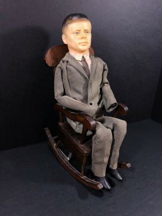 John F Kennedy Jfk 1963 Kamar Doll With Rocking Chair Missing Hands