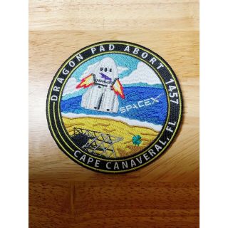 Authentic Spacex Dragon Pad Abort Employee Low Numbered Mission Patch