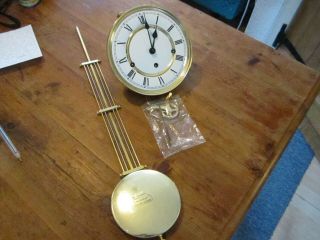 Vintage Hermle Westminster Chiming Wall Clock Movement In V.  G.  W.  O.  No.  3