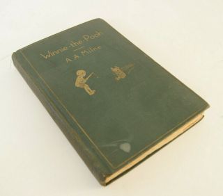 Winnie The Pooh A.  A.  Milne Vintage Book 1926 E.  P.  Dutton & Company 1926 Edition