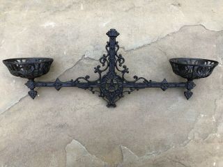 Antique Wrought Iron Chandelier Part Gothic Pentagram