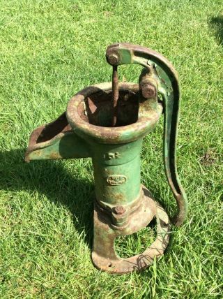 Vintage Cast Iron Hand Water Pump 50cm 3 1/2 Made In England Available Worldwide