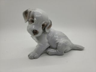 Pre War Rosenthal Theo Karner 1121 Terrier Germany Puppy Dog Porcelain Figurine