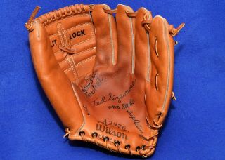 Vintage Wilson Ted Sizemore Pro Style Baseball Glove Made In Usa