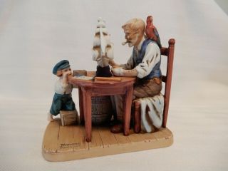 1980 Norman Rockwell " For A Good Boy " Figurine By Norman Rockwell Museum