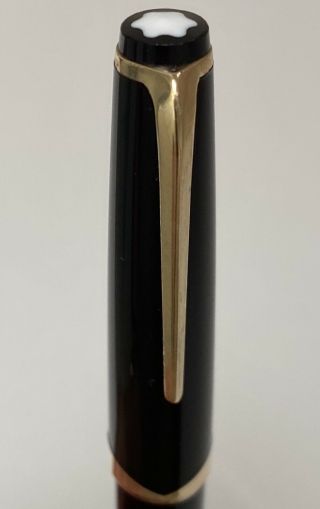 Vintage Montblanc Meisterstuck No.  12 Fountain Pen Piston - Filler 18K 750 OB Nib 3