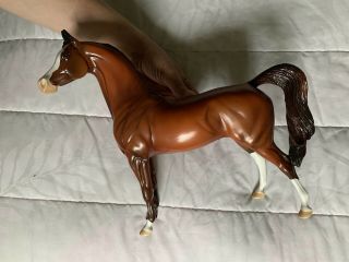Peter Stone Model Horse Chestnut Arabian Stallion - One Of A Kind