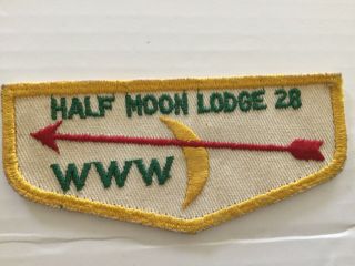 Half Moon Lodge 28 F1 First Flap Ff Older Oa Flap - W