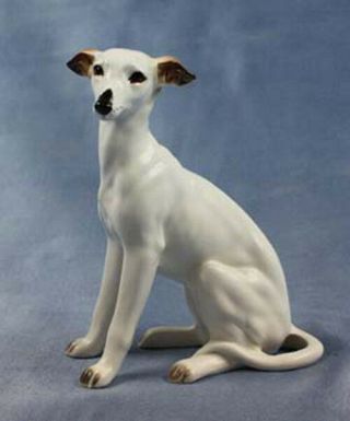 Whippet Figurine Figur Italian Greyhound Perfect Porcelain Dog