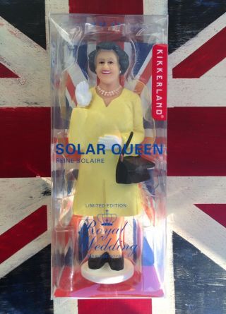 Kikkerland Solar Queen Limited Edition Royal Wedding Yellow Dress Very Rare
