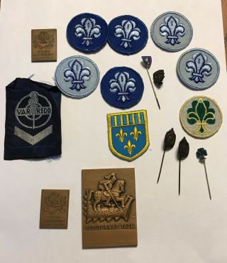 Estate Grouping Of International Boy Scout Patches - - Sweden