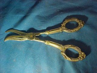 Vintage Sterling Handle Grapevine Pruning Scissors