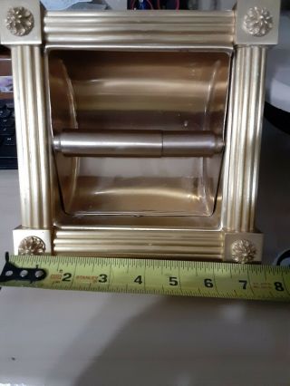 Sherle Wagner 24k Gold Plated Recessed Toilet Paper Holder