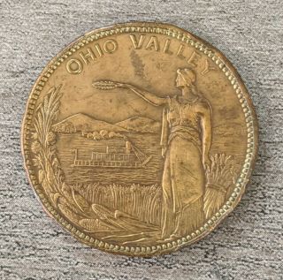1910 Ohio Valley Exposition Cincinnati August September Au Coin W/ Luster