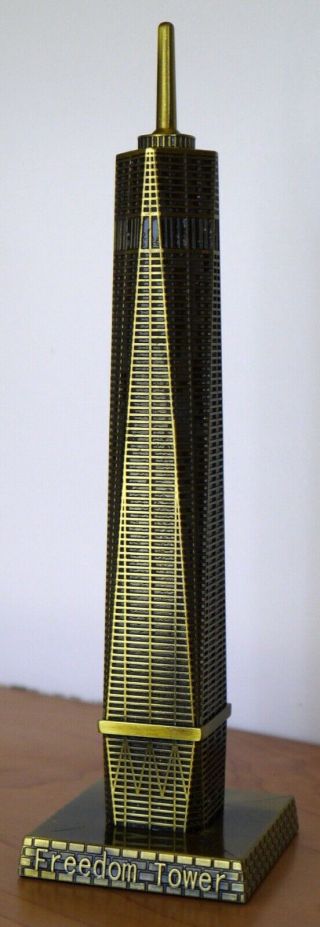 One World Trade Center Freedom Tower York City Metal Souvenir Building Large