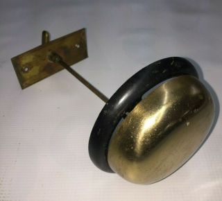 Vintage Brass Twist Mechanical Door Bell