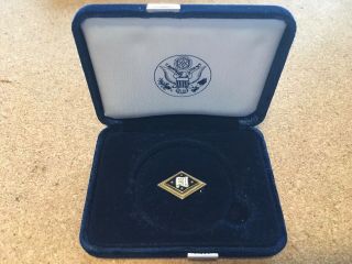 Vintage Fraternity Solid 10k Gold Pin Badge Dke - Delta Kappa Epsilon