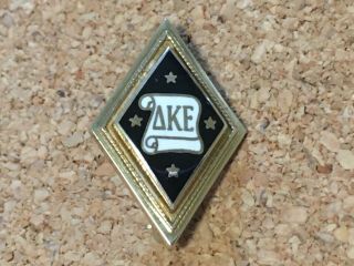 Vintage Fraternity Solid 10K Gold Pin Badge DKE - Delta Kappa Epsilon 2