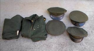 Old Relic Vintage 1950s/1960s California Obsolete Police Officer Hats & Jacket