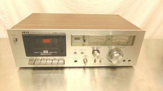 Akai Gxc - 706d Cassette Deck Silver Face Rare Vintage 1979