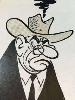 Political Cartoon by Lou Grant – Johnson - Kennedy – Haircut 2
