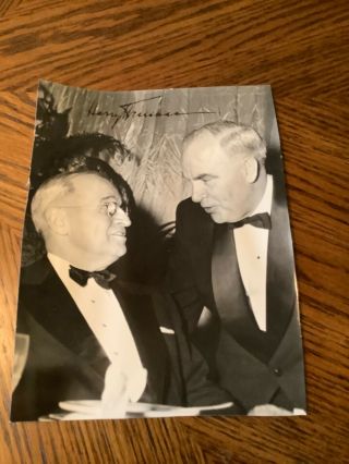 C.  1945 President Harry S Truman Signed Photo Franklin D Roosevelt Wwii
