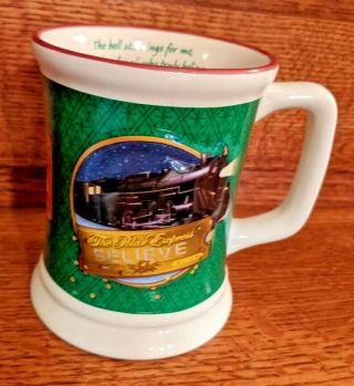 The Polar Express Believe Raised Hot Chocolate Coffee Tea Mug