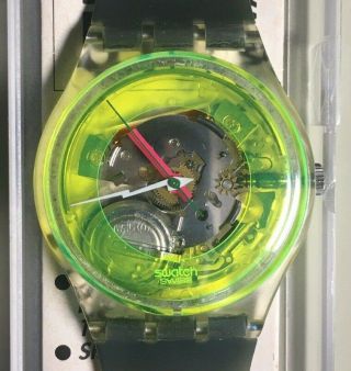 Vintage Swatch Watch Techno Sphere Gk101 Ag1985
