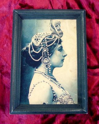 Mata Hari Antique,  Portrait,  German Spy,  Exotic Dancer,  Germany Ww I