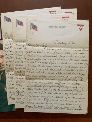 WW1 letter all African American 368th Inf.  Son was B - 25 TUSKEGEE AIRMAN in WWII 2
