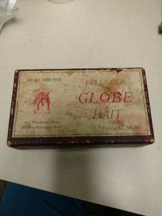 Antique Pflueger Globe Bait 3 5/8 Pat 