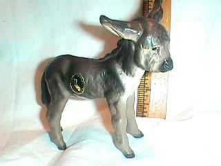 Hagen Renaker Burro Donkey Figurine Figure 4 "