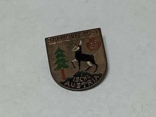 1951 Boy Scouts World Jamboree Ischl Austria Pin 0704 - 4