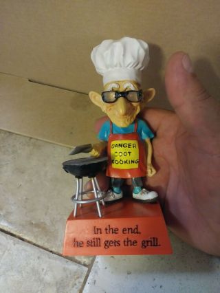 Westland Giftware Coots In The End Gets The Grill Figurine Old Man Grilling 6 " H