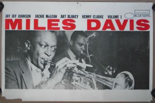 Miles Davis Made In England Vintage Poster 38 X 25