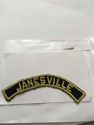 Janesville Cub Scout City Strip Gauze Back Type 1 F14469