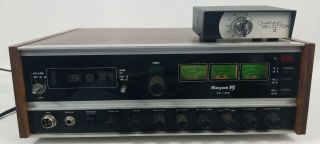 Vintage Cb Base Radio Royce 1 - 640 Am/ssb 23ch W/extra Crystals & Selector,  Mic