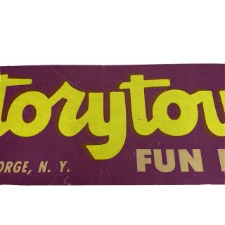 Vintage 1950s Storytown U.  S.  A.  Large 20 